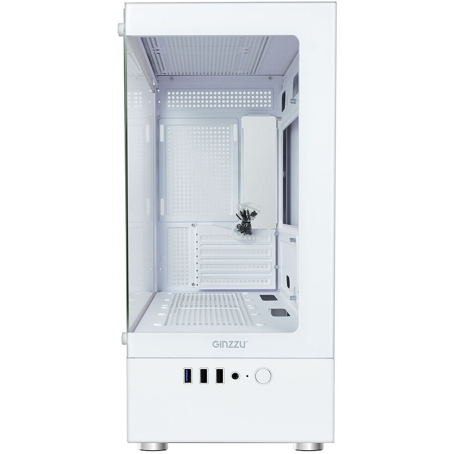 Компьютерный корпус Accord ACC-ZMS03W белый без БП mATX 3x120mm 1xUSB2.0 1xUSB3.0 1xUSB3.1 audio