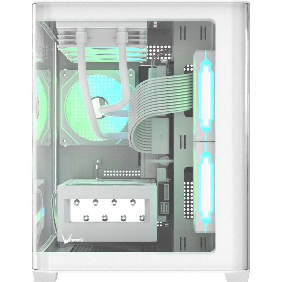 Компьютерный корпус Accord ACC-ZMS03W белый без БП mATX 3x120mm 1xUSB2.0 1xUSB3.0 1xUSB3.1 audio