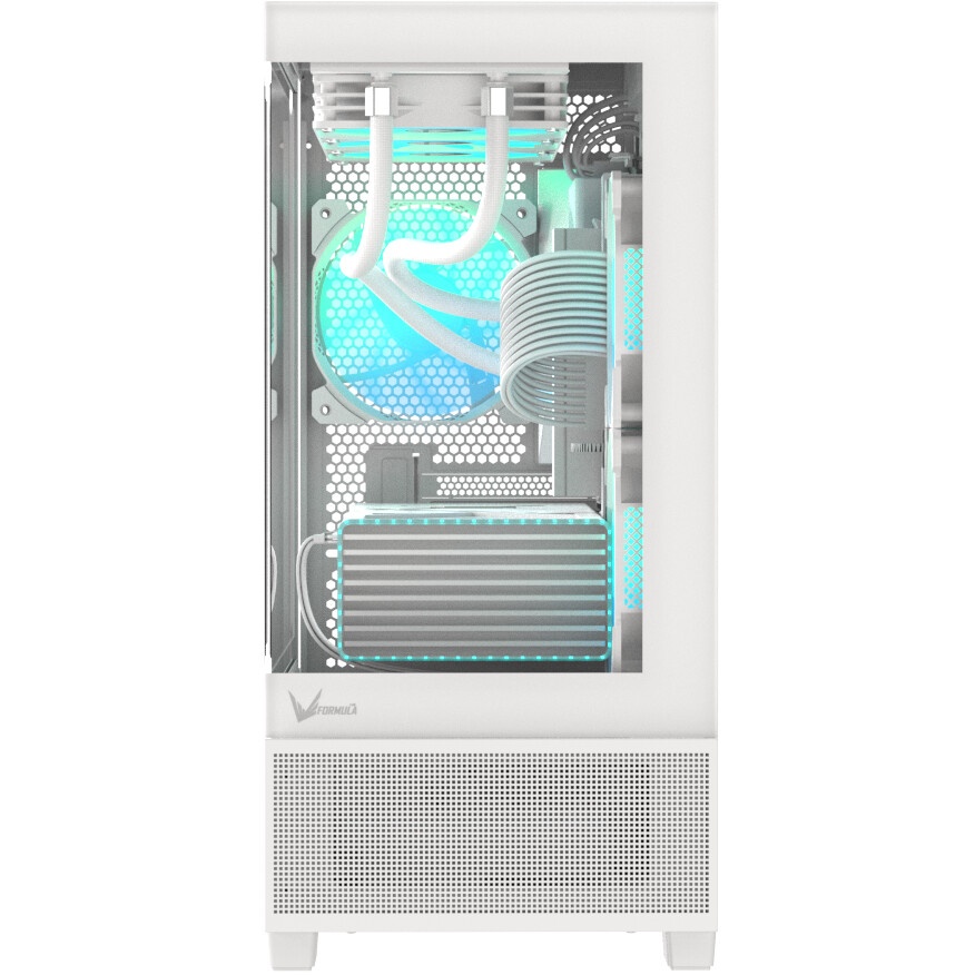 Компьютерный корпус Accord ACC-ZMS03W белый без БП mATX 3x120mm 1xUSB2.0 1xUSB3.0 1xUSB3.1 audio