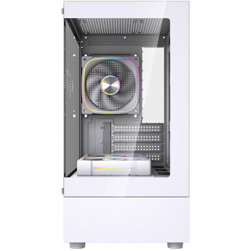Компьютерный корпус Accord ACC-ZMS03W белый без БП mATX 3x120mm 1xUSB2.0 1xUSB3.0 1xUSB3.1 audio