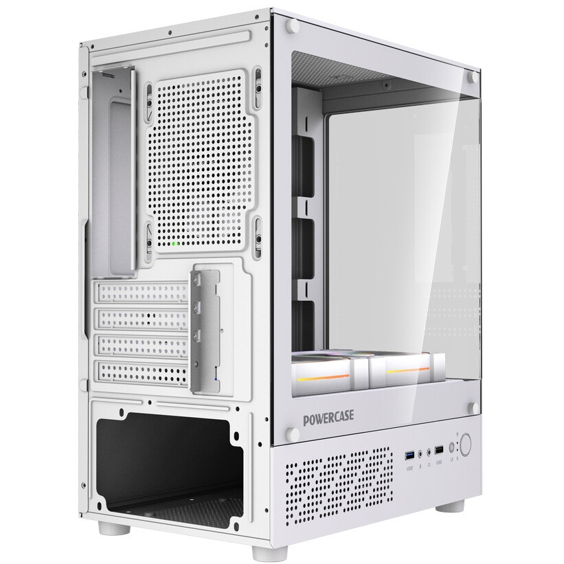 Компьютерный корпус Accord ACC-ZMS03W белый без БП mATX 3x120mm 1xUSB2.0 1xUSB3.0 1xUSB3.1 audio