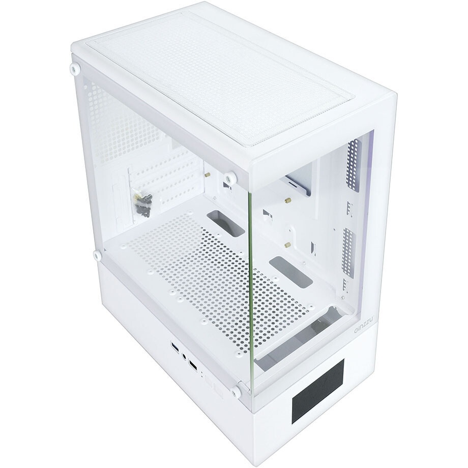 Компьютерный корпус Accord ACC-ZMS03W белый без БП mATX 3x120mm 1xUSB2.0 1xUSB3.0 1xUSB3.1 audio