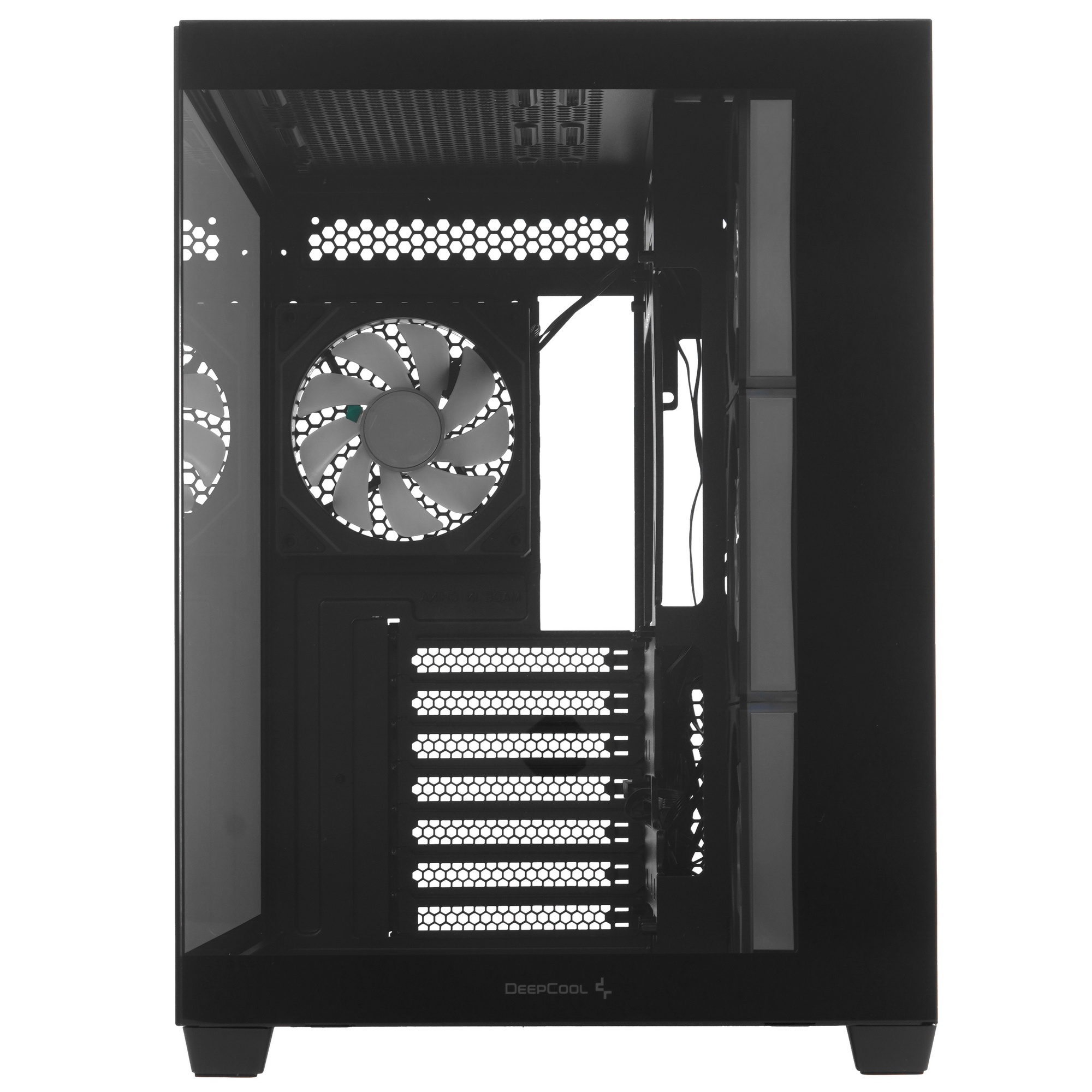 Компьютерный корпус Deepcool CG530 4F черный без БП ATX 2x120mm 2x140mm 2xUSB2.0 1xUSB3.0 audio bott