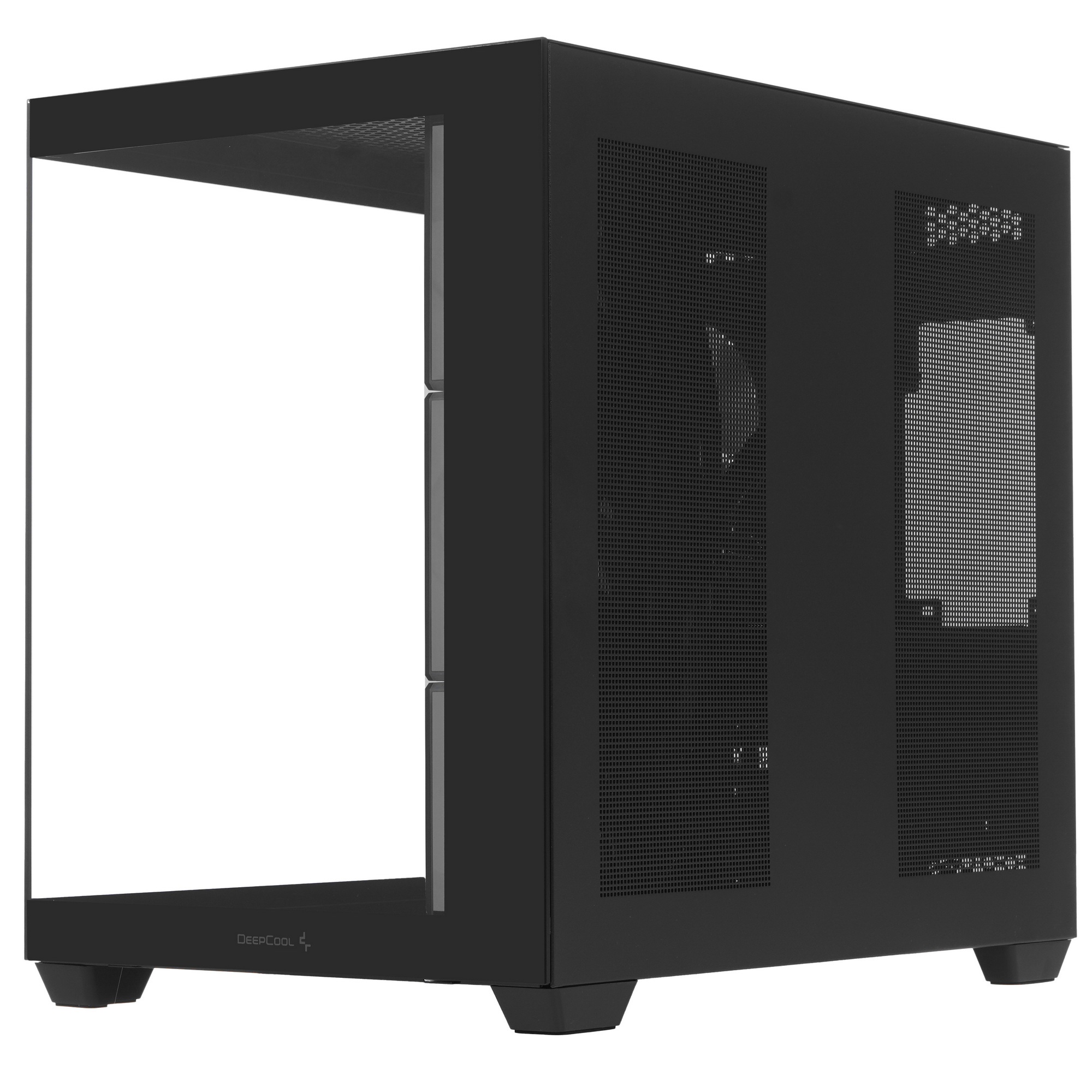 Компьютерный корпус Deepcool CG530 4F черный без БП ATX 2x120mm 2x140mm 2xUSB2.0 1xUSB3.0 audio bott