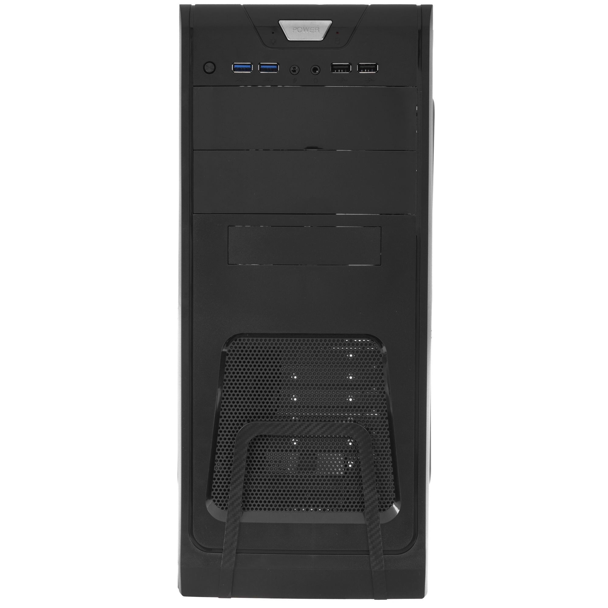 Компьютерный корпус Miditower Exegate CP-603 Black, ATX, , 2*USB+2*USB3.0, Audio