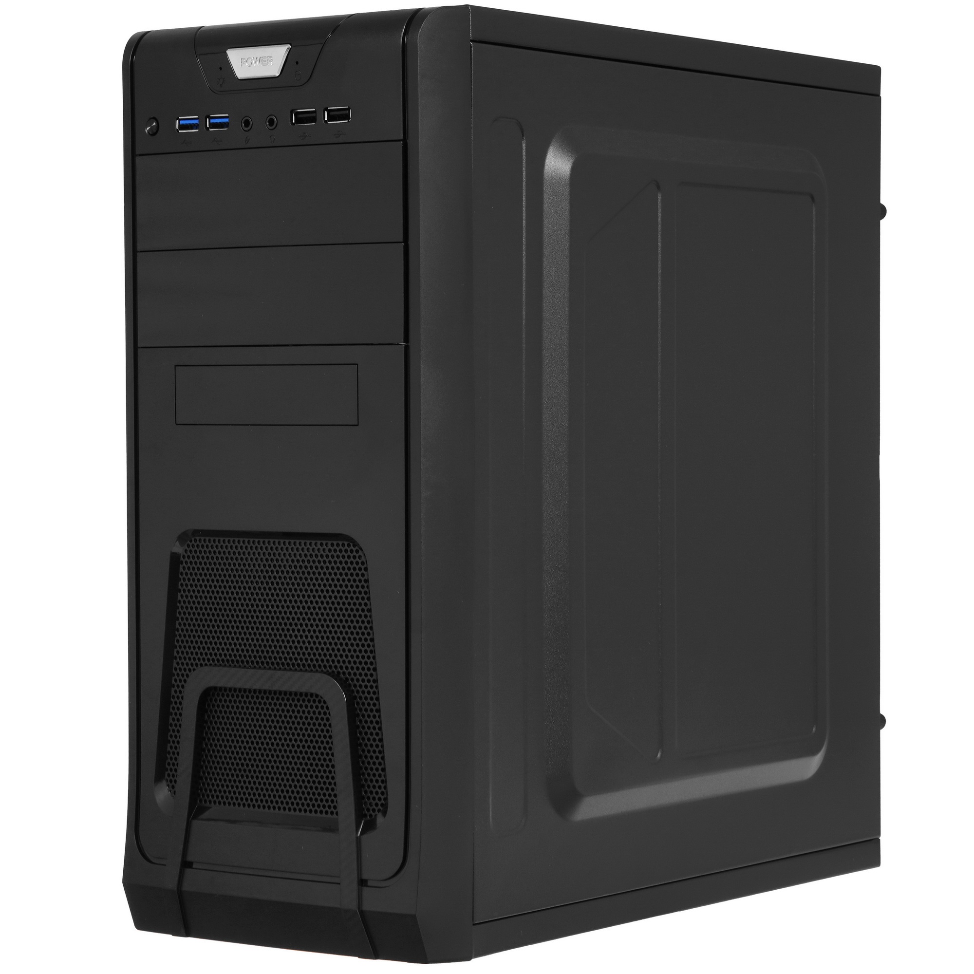 Компьютерный корпус Miditower Exegate CP-603 Black, ATX, , 2*USB+2*USB3.0, Audio