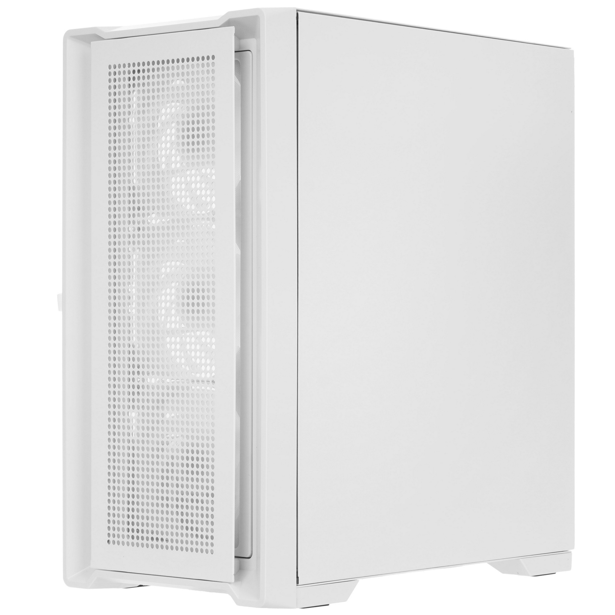 Компьютерный корпус Powercase Alisio Micro X4W V2, Tempered Glass, 4х 120mm ARGB fans, ARGB HUB, бел