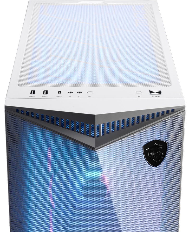 Корпус MSI MPG GUNGNIR 300R AIRFLOW White, Midi Tower, EATX ,2xUSB 3.2 Gen 1, 1xUSB 3.2 Gen2 Type-C,