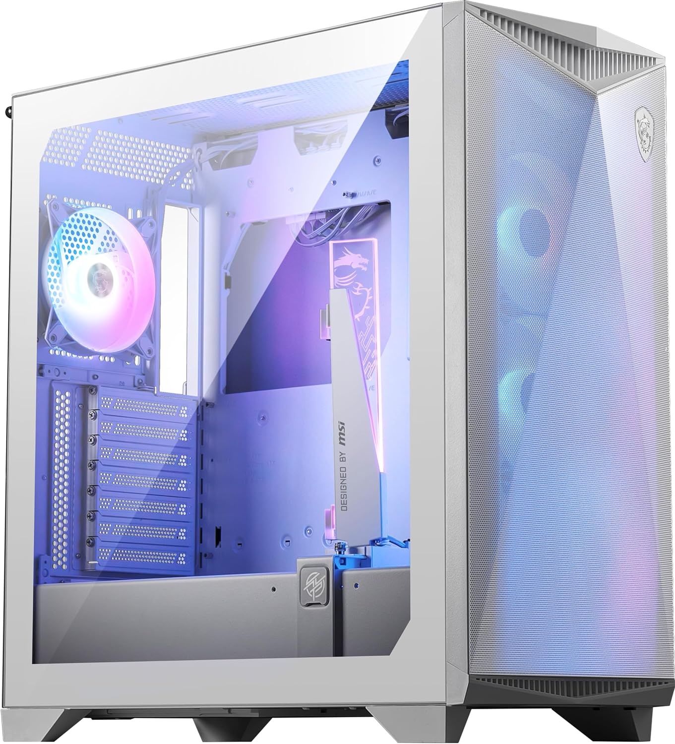 Корпус MSI MPG GUNGNIR 300R AIRFLOW White, Midi Tower, EATX ,2xUSB 3.2 Gen 1, 1xUSB 3.2 Gen2 Type-C,