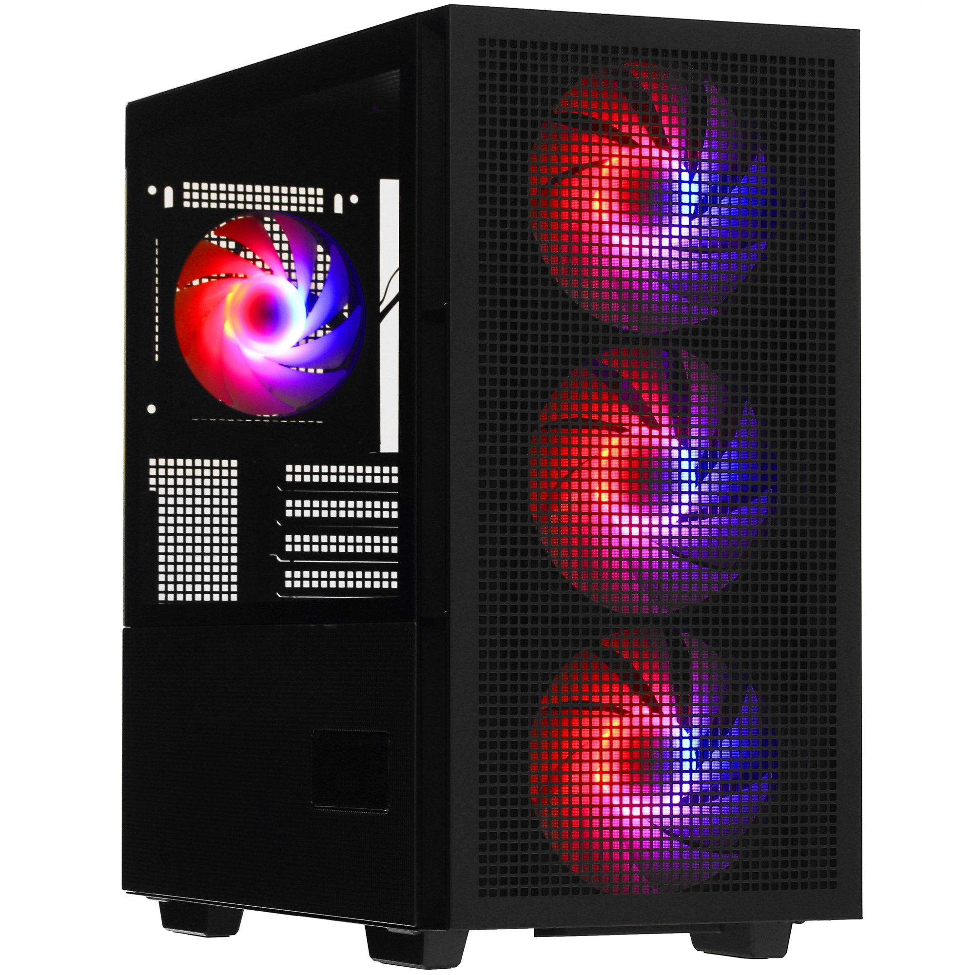 Корпус компьютерный DeepCool CH560 Digital Black (R-CH560-BKAPE4D-G-1) (ATX, без БП, 2хUSB, с окном)