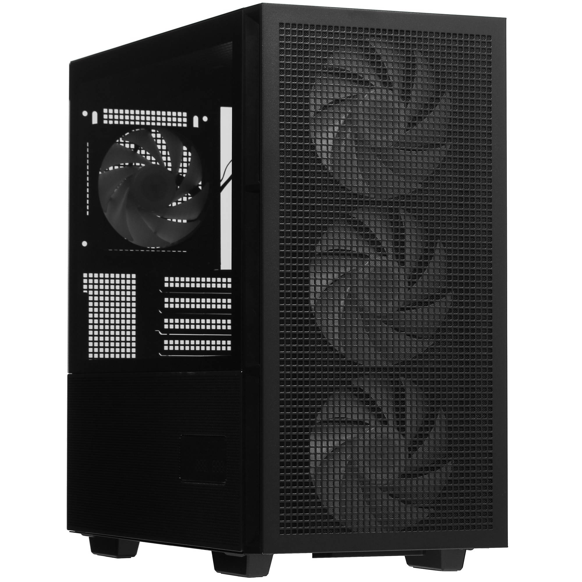 Корпус компьютерный DeepCool CH560 Digital Black (R-CH560-BKAPE4D-G-1) (ATX, без БП, 2хUSB, с окном)