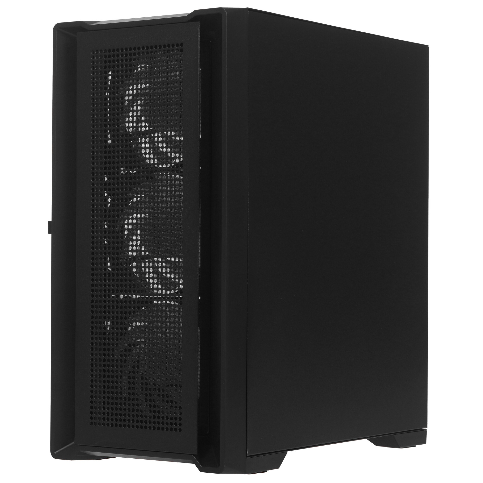 Компьютерный корпус Powercase Alisio Micro X4B V2, Tempered Glass, 4х 120mm ARGB fans, ARGB HUB, чёр