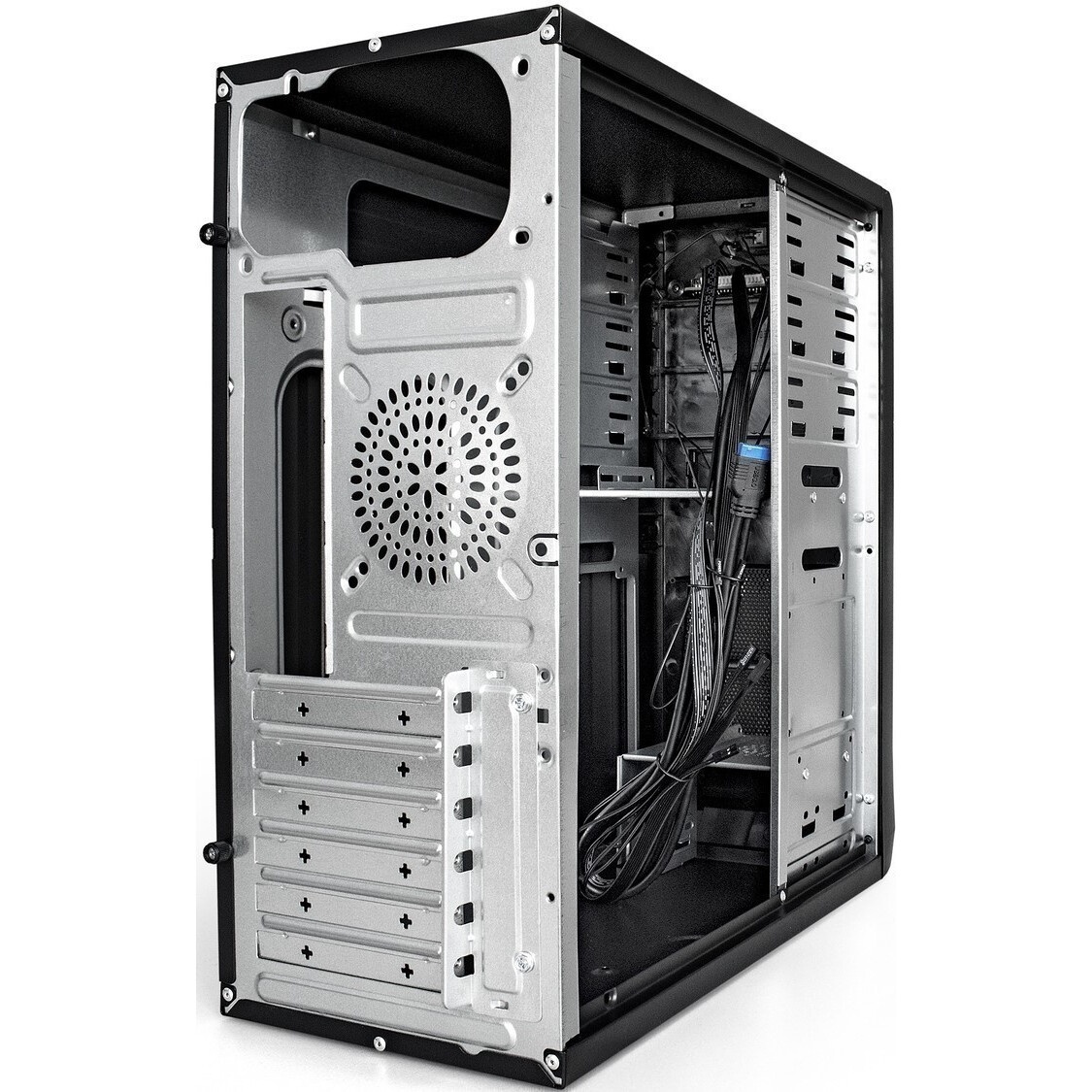 Компьютерный корпус Miditower Exegate EX278390RUS Exegate CP-603 Black, ATX, , 2*USB+2
