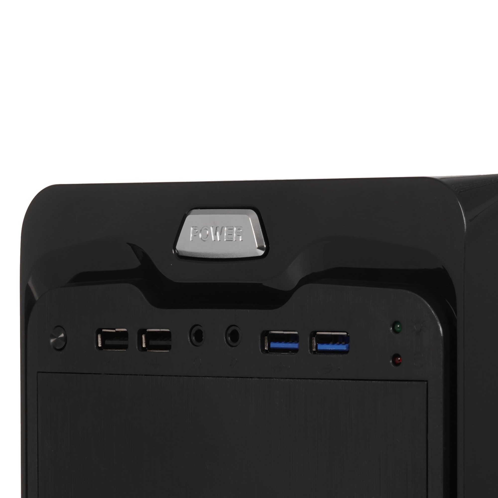 Компьютерный корпус Miditower ExeGate CP-603UB Black, ATX, , 2*USB+2*USB3.0, Audio, замок бл
