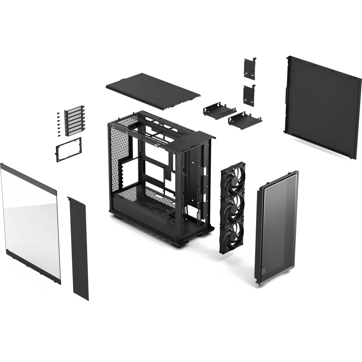 Корпус PHANTEKS Enthoo Pro 2, Tempered Glass, Satin Black, Digital RGB illumination, без БП, Full-To