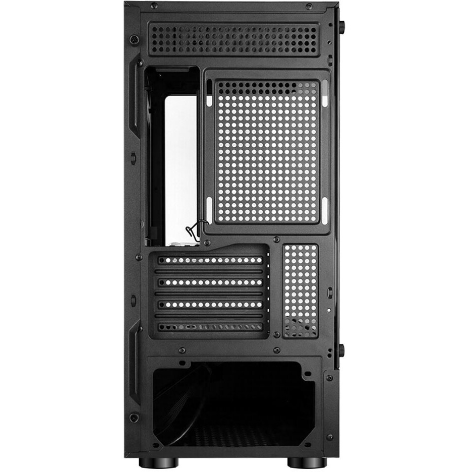 Корпус Minitower ExeGate i3 SEA (mATX, без БП, 1*USB+1*USB3.0, HD аудио, черный, 1 вент. 12см с RGB