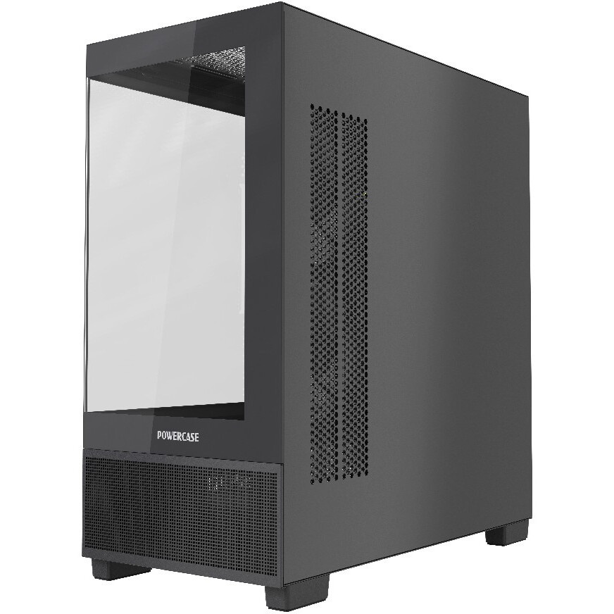 Компьютерный корпус Ginzzu CL475 mATX FAN 3*12LC4 передняя панель Стекло