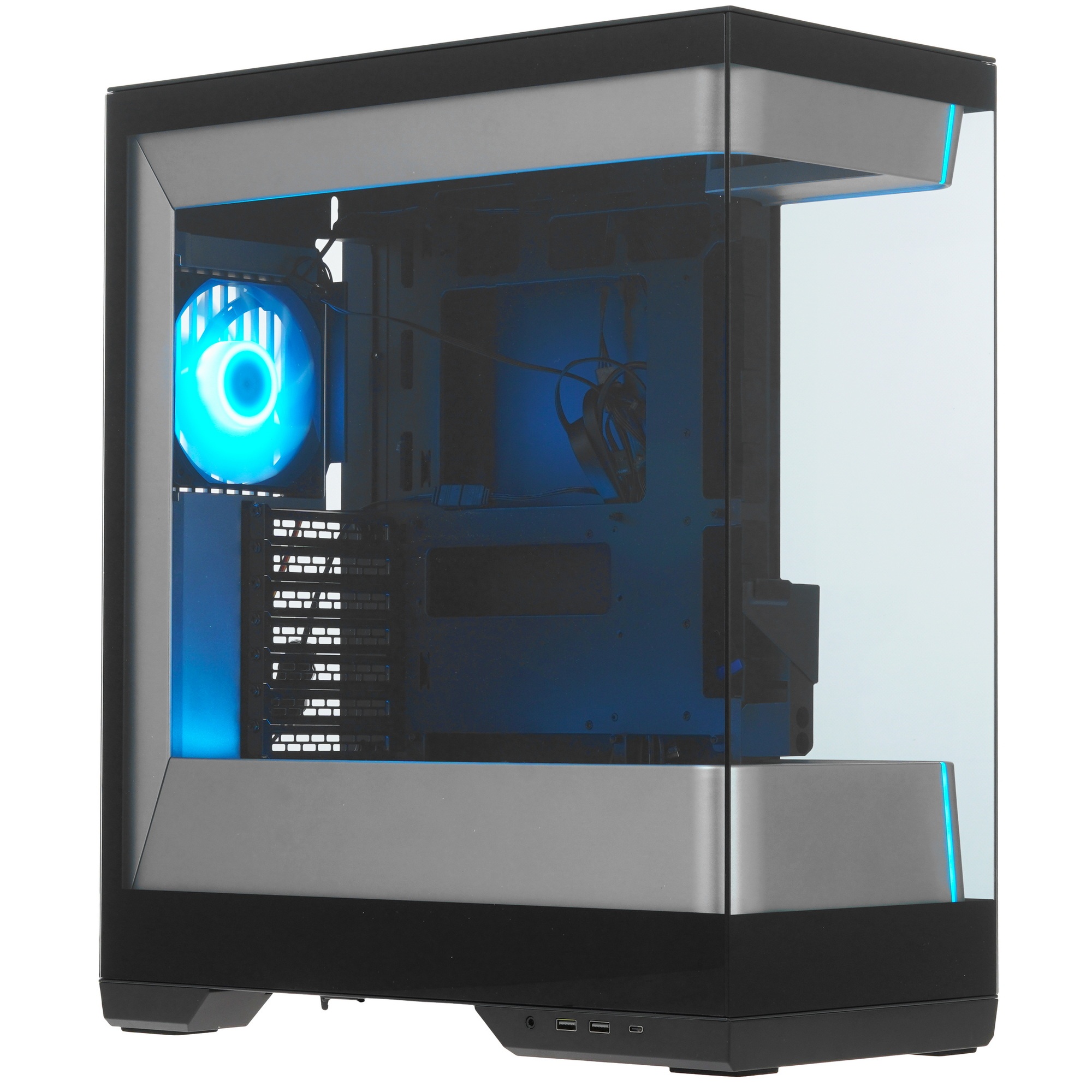 Корпус PHANTEKS Enthoo Evolv S2 Black, 4x120mm ARGB Fan, Tempered Glass, Mid-Tower