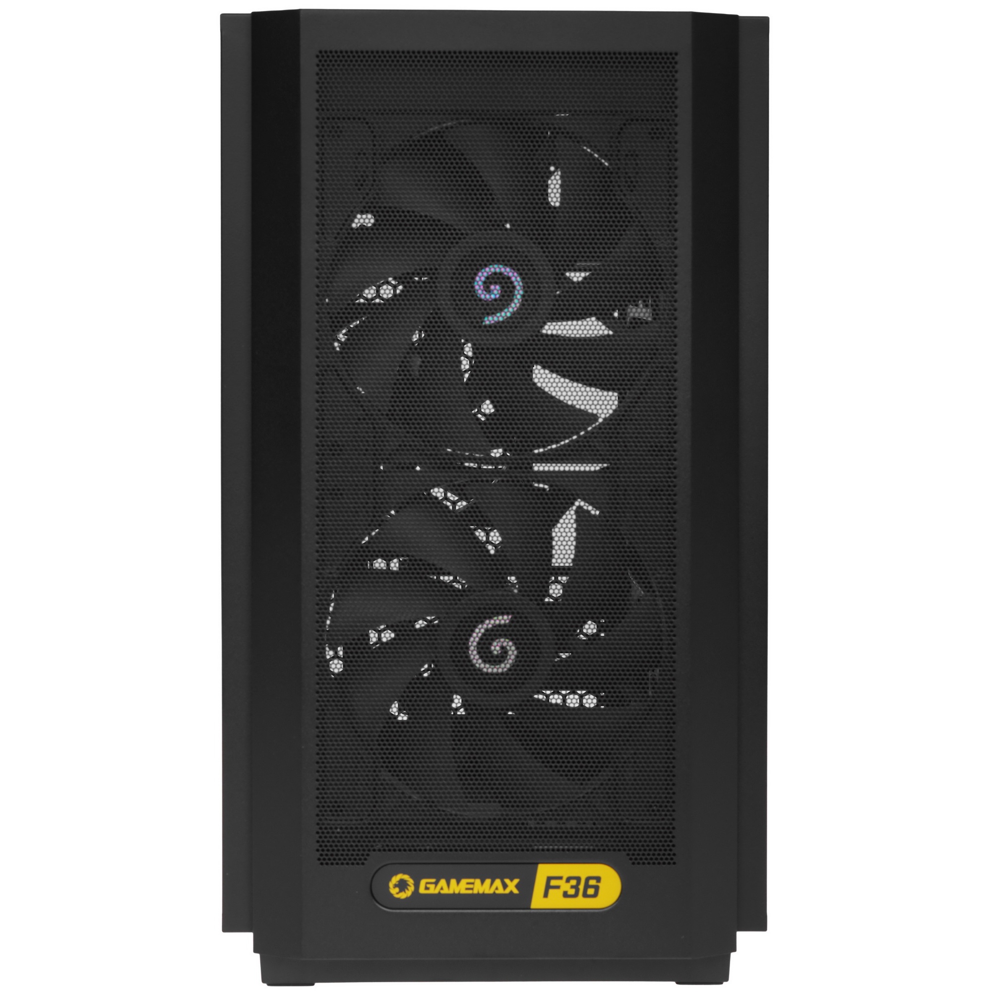 Компьютерный корпус GameMax F36 Dark без БП (Midi Tower, ATX, Графит, 1*USB Type-C, 3*120мм)
