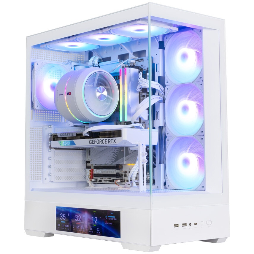 Корпус ZALMAN CHRONIX, ATX, WHITE, WINDOW, 1xCombo (3.5’’ or 2.5’’), 1x3.5’’HDD, 2x2.5’’SSD, 1xUSB2.