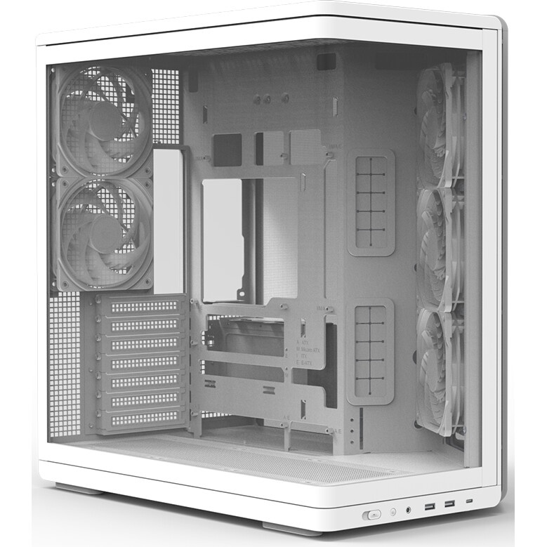 Корпус ZALMAN CHRONIX, ATX, WHITE, WINDOW, 1xCombo (3.5’’ or 2.5’’), 1x3.5’’HDD, 2x2.5’’SSD, 1xUSB2.