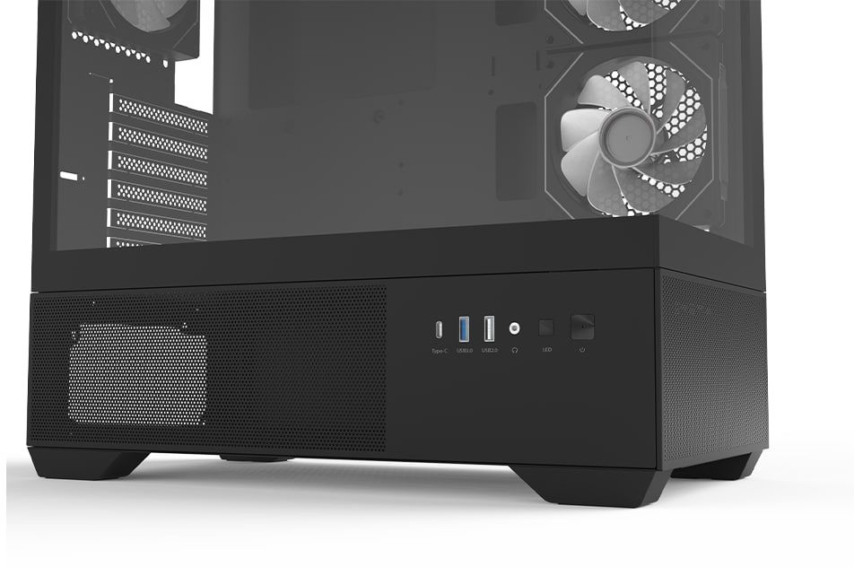 Корпус ZALMAN CHRONIX, ATX, BLACK, WINDOW, 1xCombo (3.5’’ or 2.5’’), 1x3.5’’HDD, 2x2.5’’SSD, 1xUSB2.
