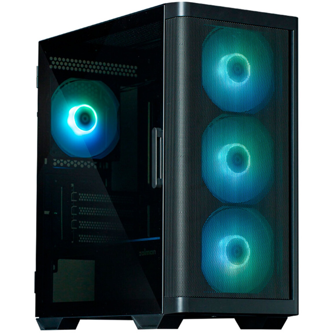 Корпус ZALMAN M5, MATX, BLACK, WINDOW, 1xCombo (3.5'' or 2.5''), 1x3.5", 2x2.5", 1xUSB2.0, 1xUSB3.0,