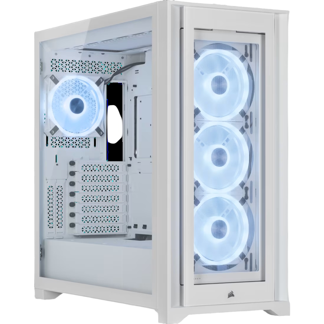 Корпус Corsair iCUE 5000X RGB CC-9011233-WW Mid-Tower, white, Tempered Glass (650393)