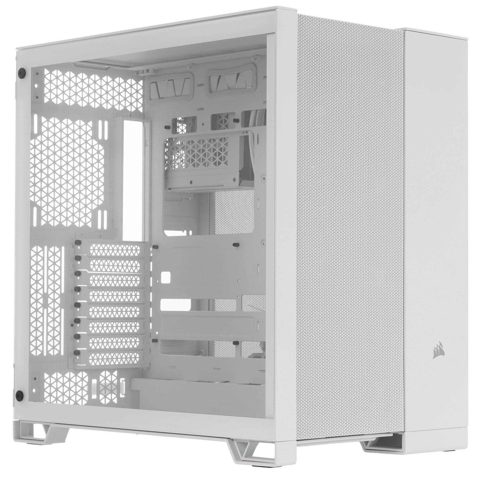 Корпус без блока питания Case Corsair 6500D Airflow, Midi-Tower, TG, no fan, 4xUSB-A 3.2, 1xUSB 3.2