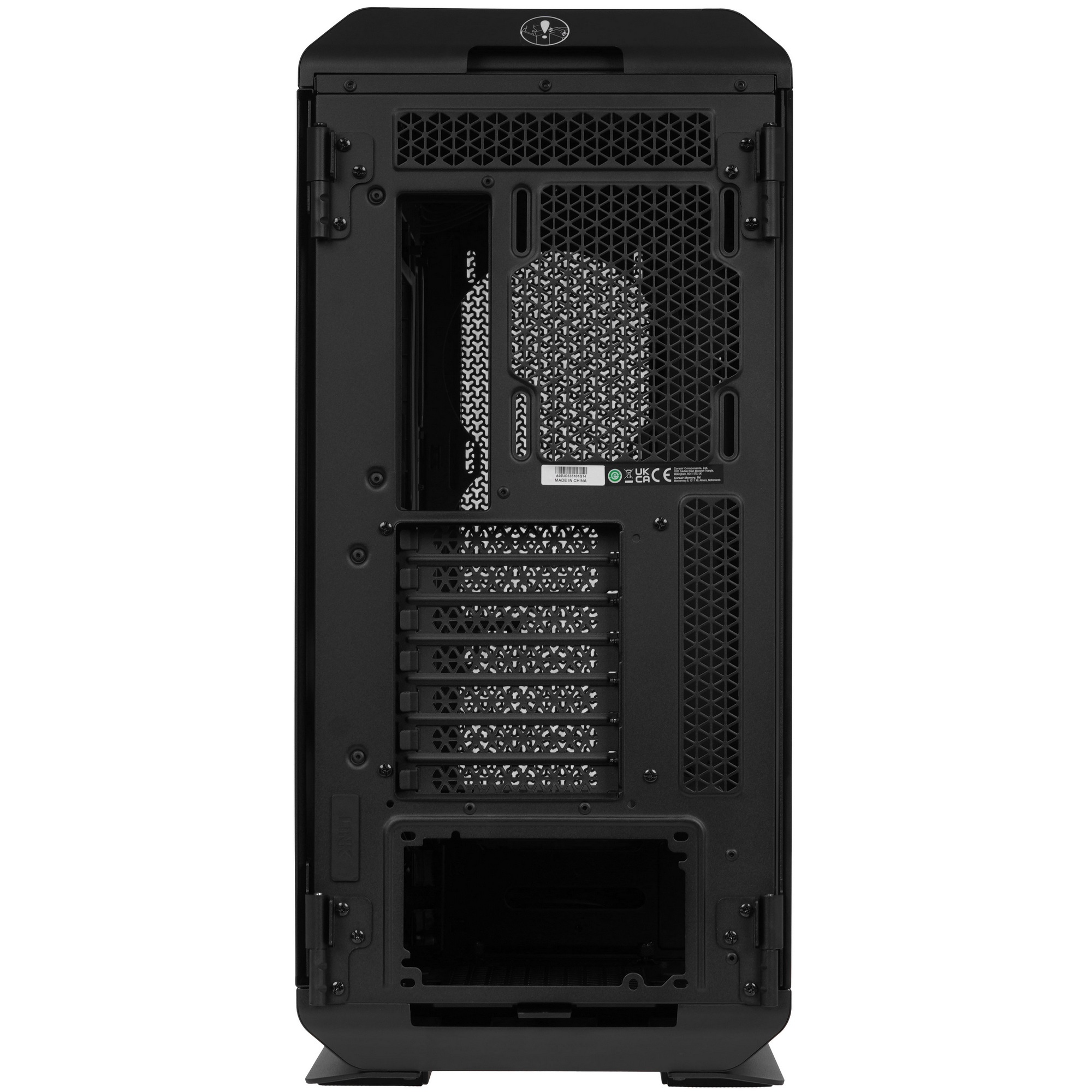 Корпус без блока питания Case Corsair 5000T, Midi-Tower, TG, no fan, 4xUSB-A 3.2, 1xUSB 3.2 Type-C,