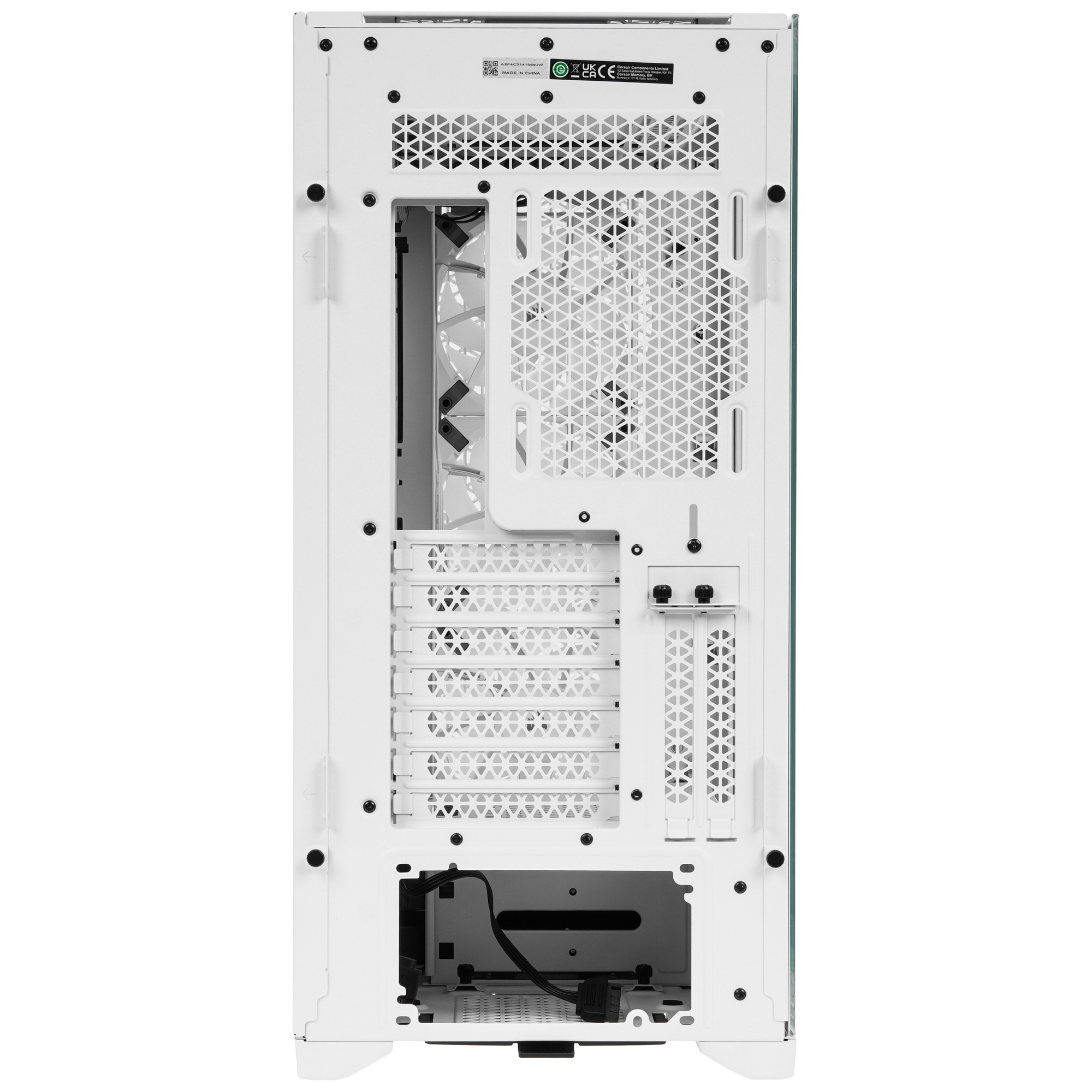 Корпус без блока питания Case Corsair iCUE 5000D RGB Airflow, Midi-Tower, TG, 3x120mm RGB, 2xUSB-A 3