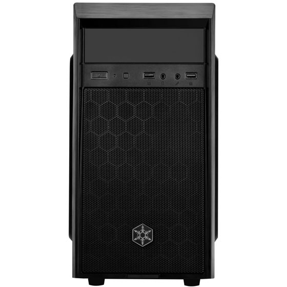 Корпус SilverStone SST-PS16B чёрный (ATX, 2xUSB 3.0, HD Audio)