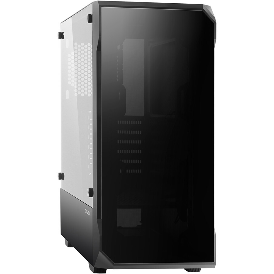 Компьютерный корпус Ginzzu CL325 ATX FAN 4*RR4 FRGb передняя панель Стекло