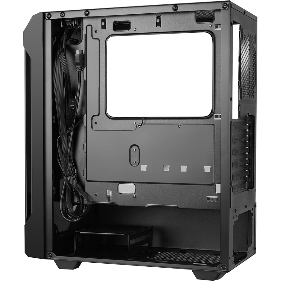 Компьютерный корпус Ginzzu CL325 ATX FAN 4*RR4 FRGb передняя панель Стекло