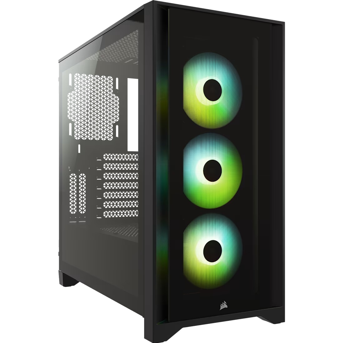 Корпус Corsair iCUE 4000X RGB CC-9011204-WW  Tempered Glass Mid-Tower, Black