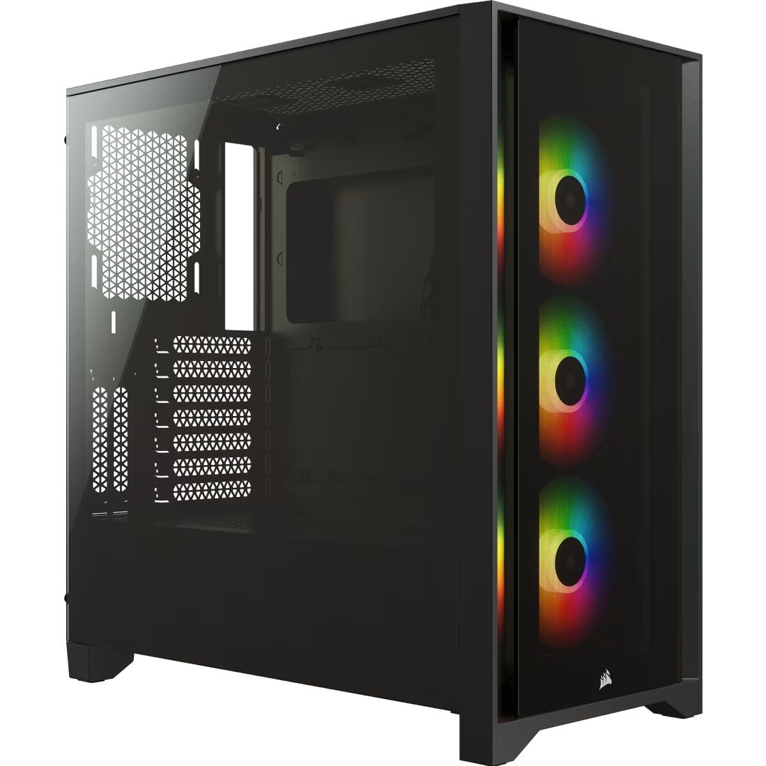 Корпус Corsair iCUE 4000X RGB CC-9011204-WW  Tempered Glass Mid-Tower, Black