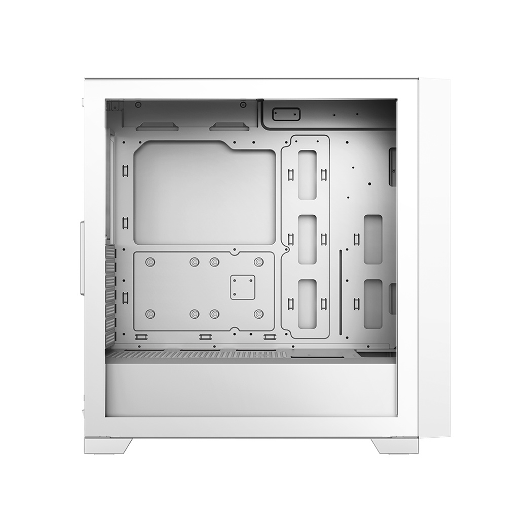 Компьютерный корпус  PCCooler C3D510 WH ARGB, Tempered Glass Full Tower, White, TG, 0.7 SPCC, 3x120m