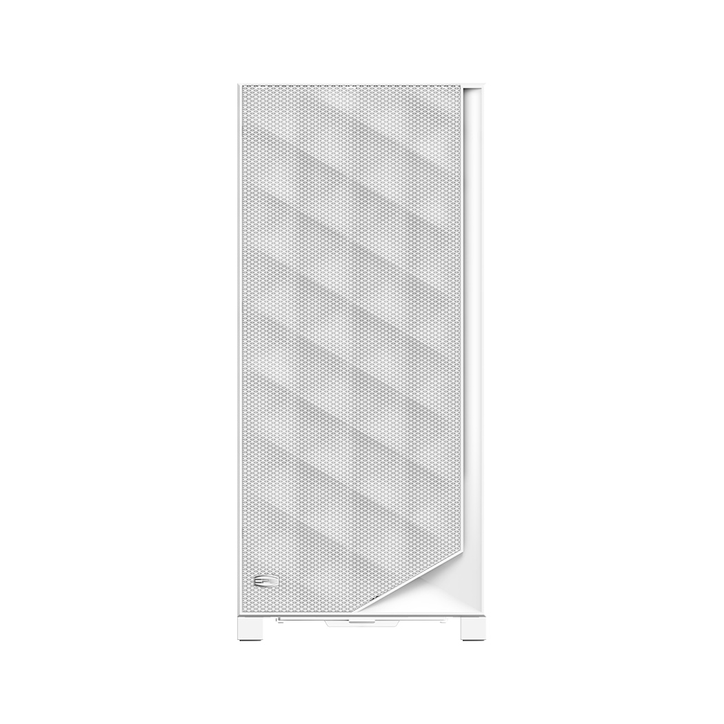 Компьютерный корпус  PCCooler C3D510 WH ARGB, Tempered Glass Full Tower, White, TG, 0.7 SPCC, 3x120m