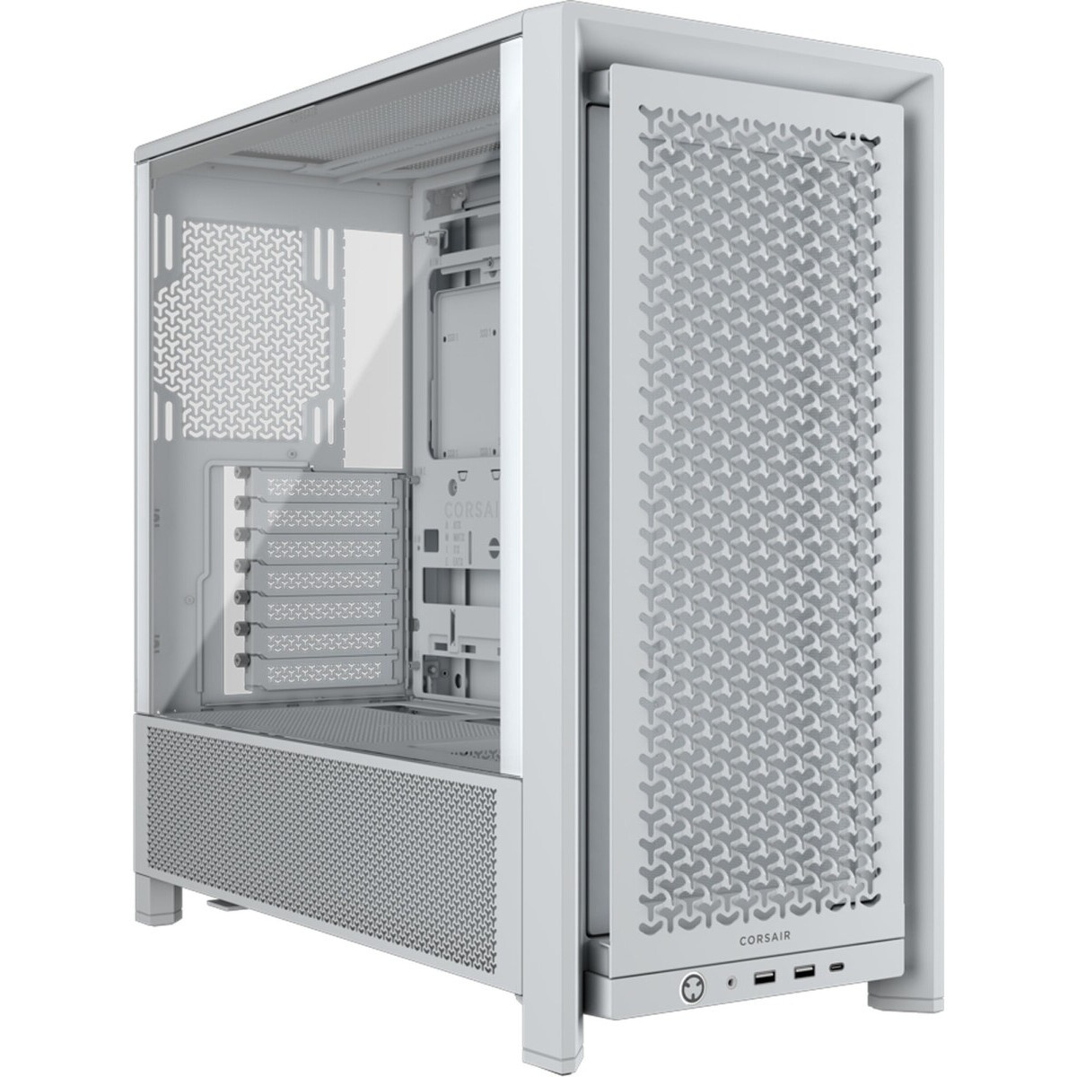Корпус Corsair iCUE 5000X RGB CC-9011213-WW Tempered Glass Mid-Tower Smart Case, White