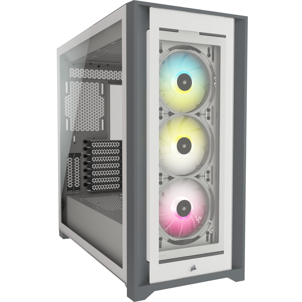 Корпус Corsair iCUE 5000X RGB CC-9011213-WW Tempered Glass Mid-Tower Smart Case, White