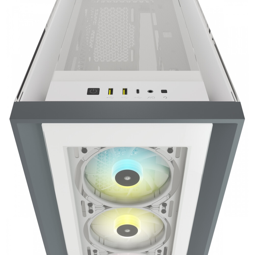 Корпус Corsair iCUE 5000X RGB CC-9011213-WW Tempered Glass Mid-Tower Smart Case, White