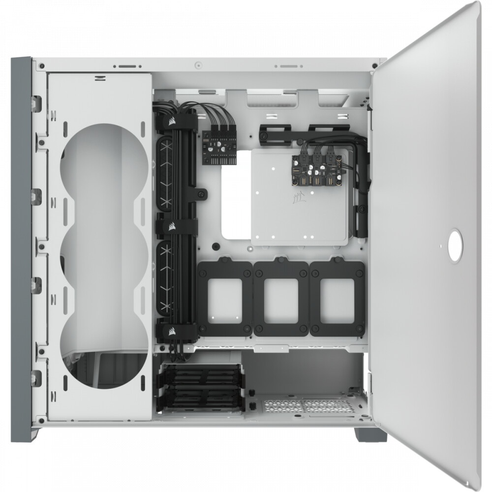 Корпус Corsair iCUE 5000X RGB CC-9011213-WW Tempered Glass Mid-Tower Smart Case, White
