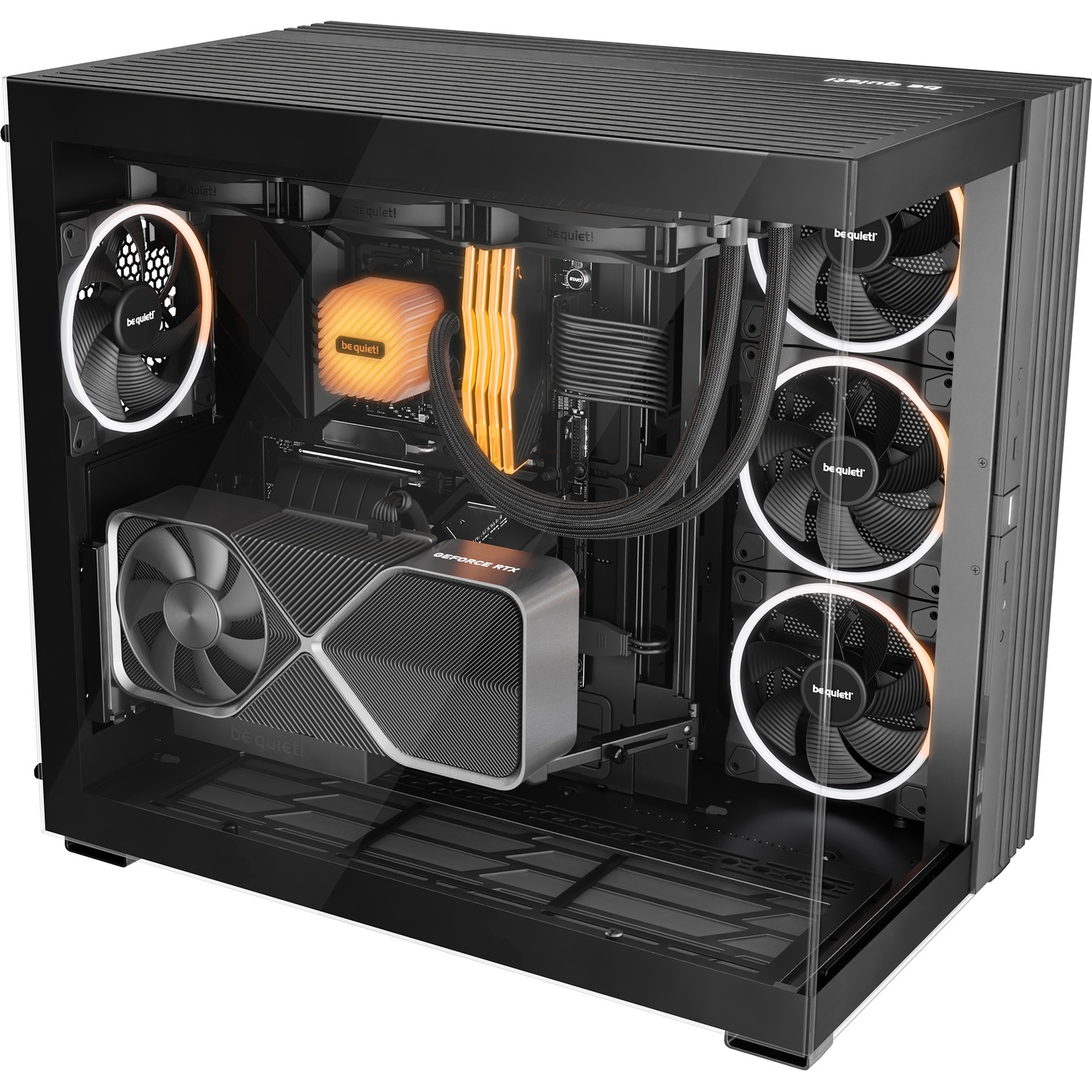 Корпус ПК без блока питания Case be quiet! LIGHT BASE 900 FX, Full-Tower, TG, 4x140mm ARGB, 2xUSB-A