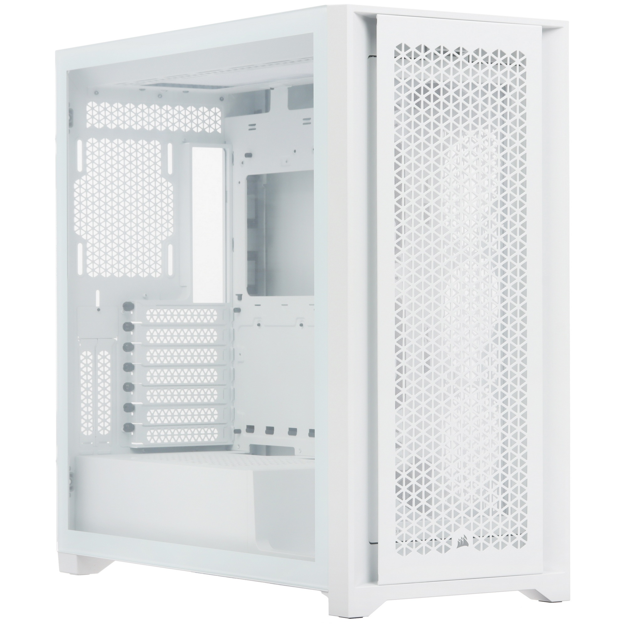 Корпус без блока питания Case Corsair 5000D CORE Airflow, Midi-Tower, TG, no fan, 2xUSB-A 3.2, 1xUSB