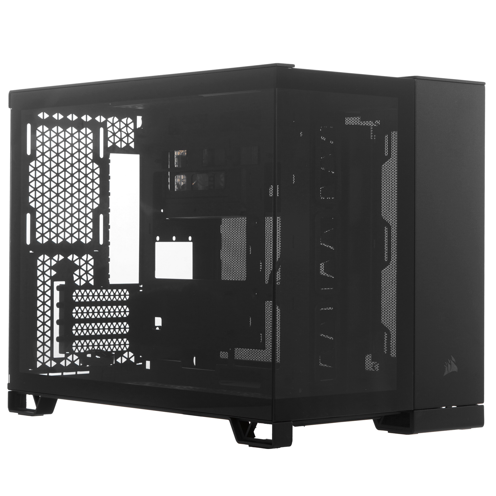 Корпус без блока питания Corsair 2500X Airflow, Midi-Tower, TG, no fan, 2xUSB-A 3.2, 1xUSB 3.2 Type-