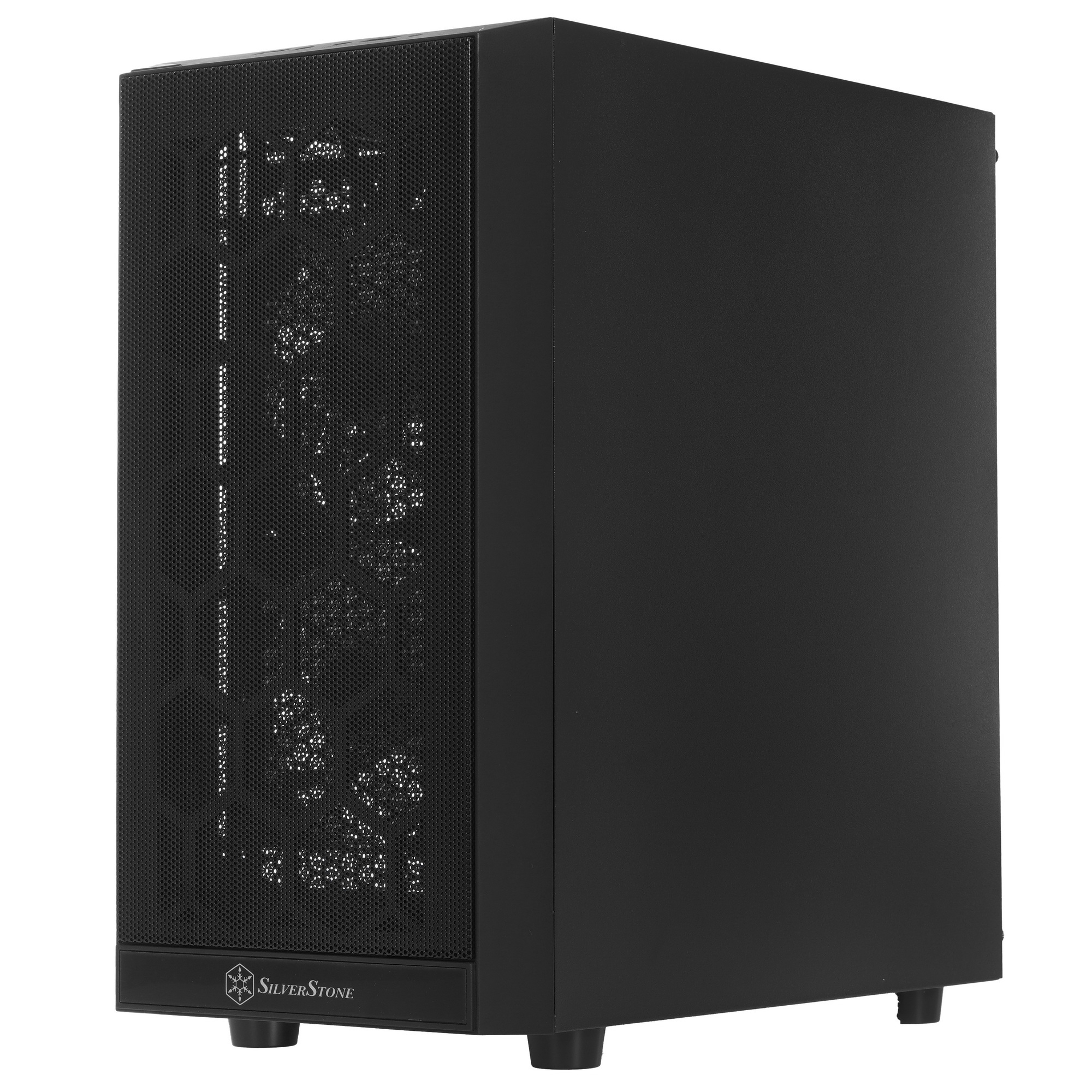 Корпус Silverstone SST-PS15B-PRO Precision Mini Tower Micro ATX Computer Case, tempered glass, 2x 12