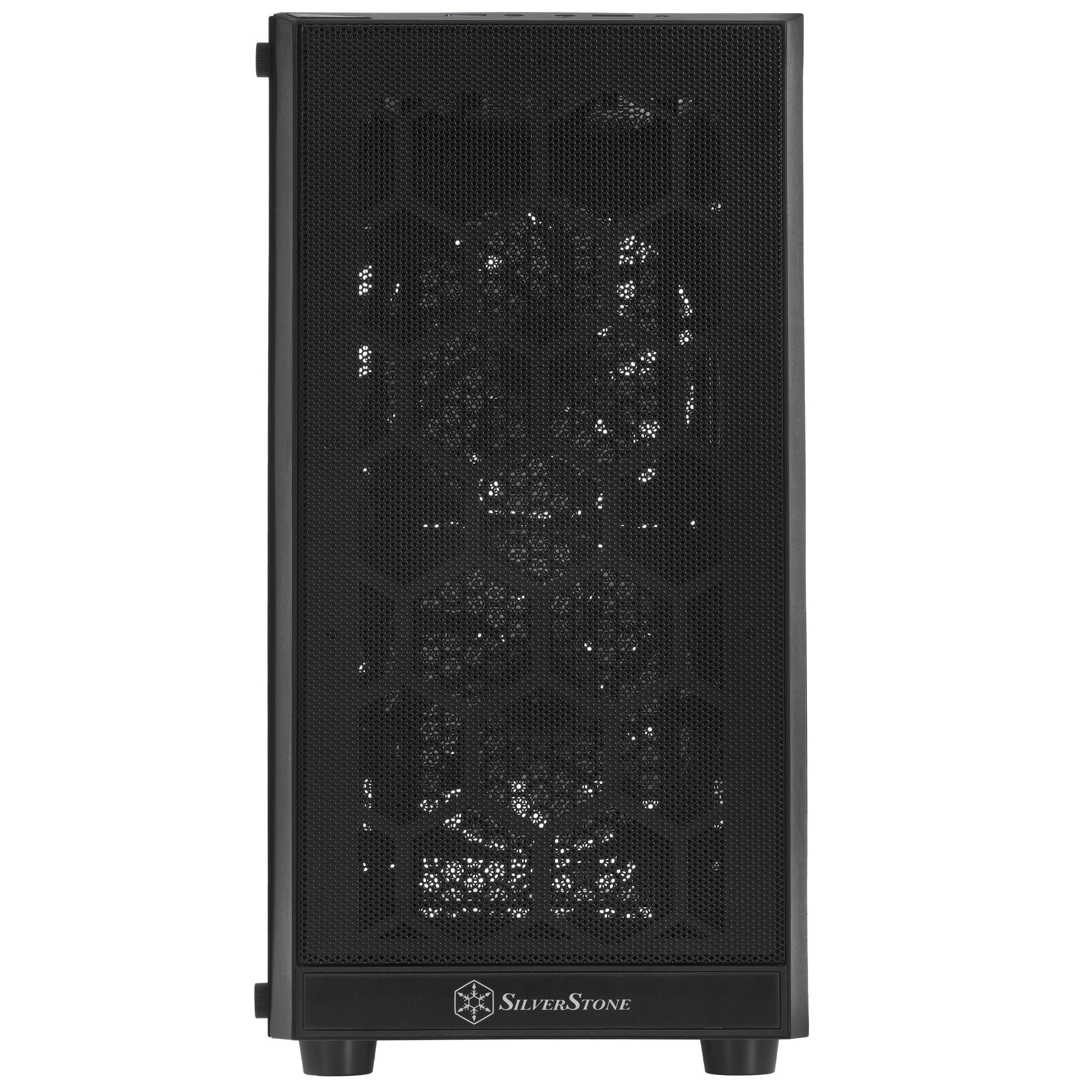 Корпус Silverstone SST-PS15B-PRO Precision Mini Tower Micro ATX Computer Case, tempered glass, 2x 12