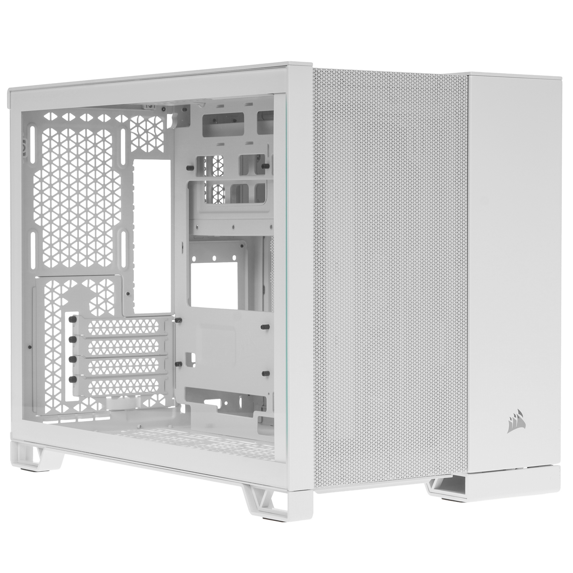 Корпус без блока питания Case Corsair 2500D Airflow, Midi-Tower, TG, no fan, 2xUSB-A 3.2, 1xUSB 3.2