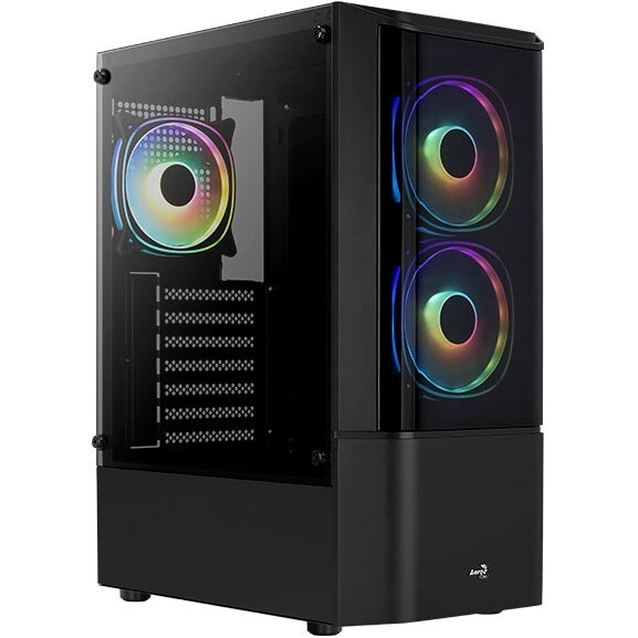 Корпус Azza Prime 360E черный без БП ATX 5x120mm 2x140mm 2xUSB3.0 audio bott PSU