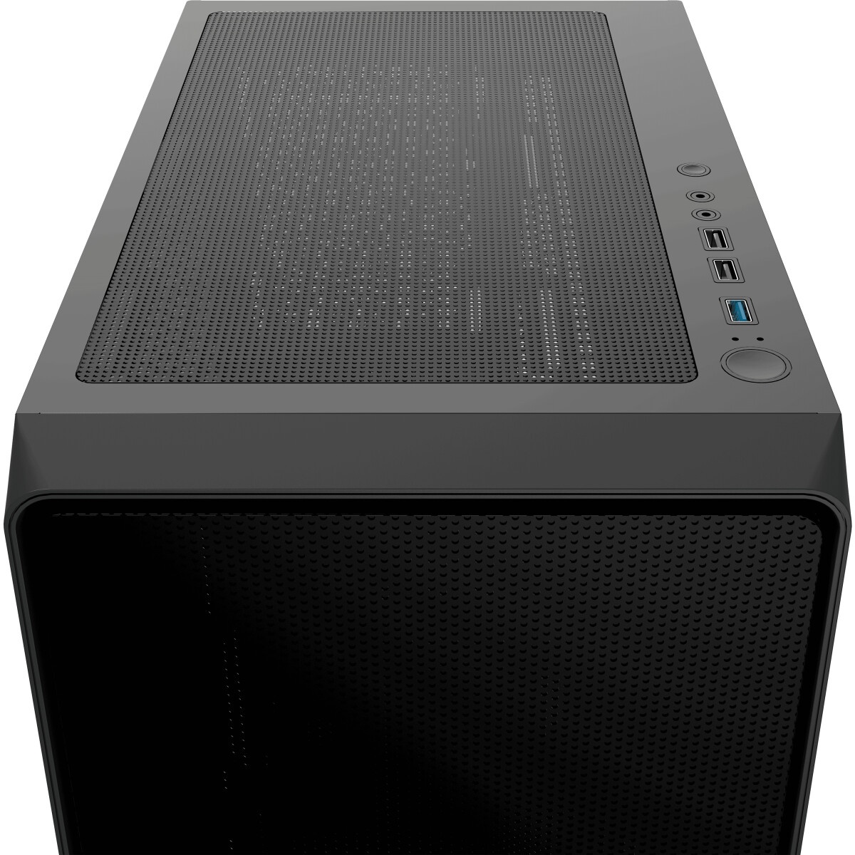 Корпус Azza Prime 360E черный без БП ATX 5x120mm 2x140mm 2xUSB3.0 audio bott PSU